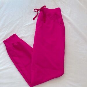 FIGS Shocking Pink Zamora Jogger Pants